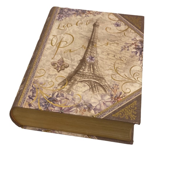 Pooch & Sweetheart Paris Themed Hidden Storage Book! - Picture 9 of 10